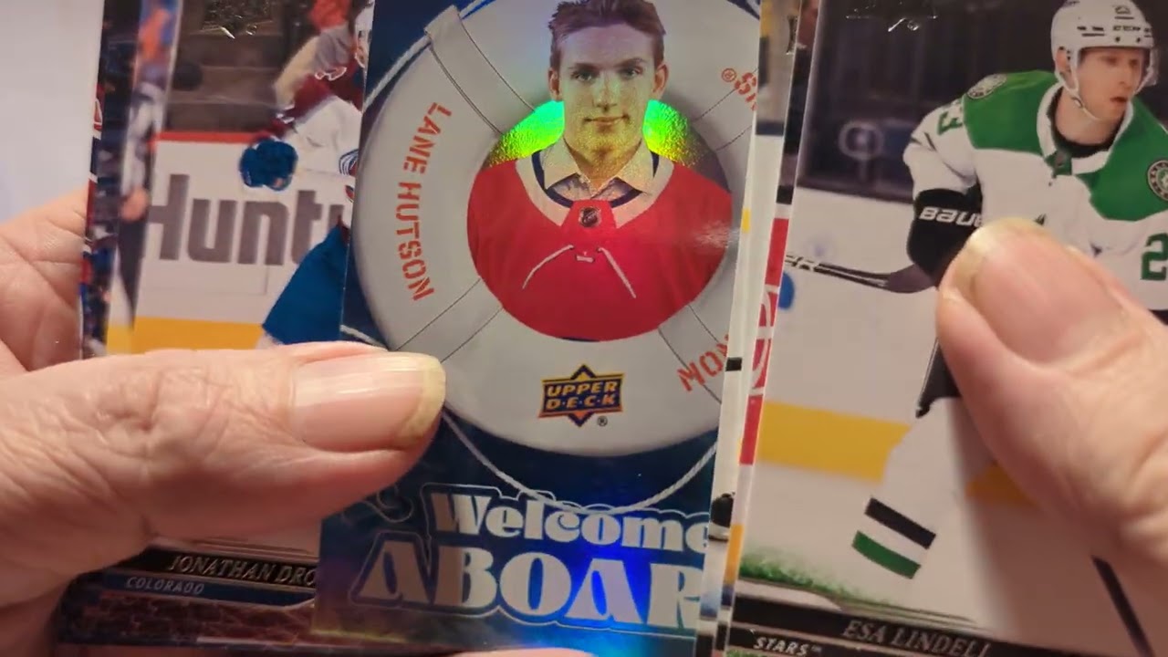 The Celebrini Hunt continues. Opening 3 2024-25 Upper Deck Series 2 Blasters.