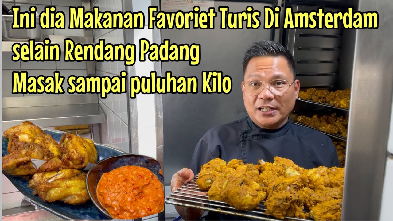 Makanan indonesia Terkenal di seluruh Dunia, Masak semur Daging dan Ayam Goreng kuning Sebanyak 60kg