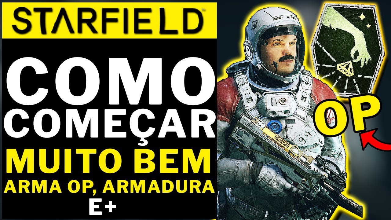 STARFIELD - COME&Ccedil;ANDO BEM OP!!! ARMA OP, ARMADURA OP E MT +!!