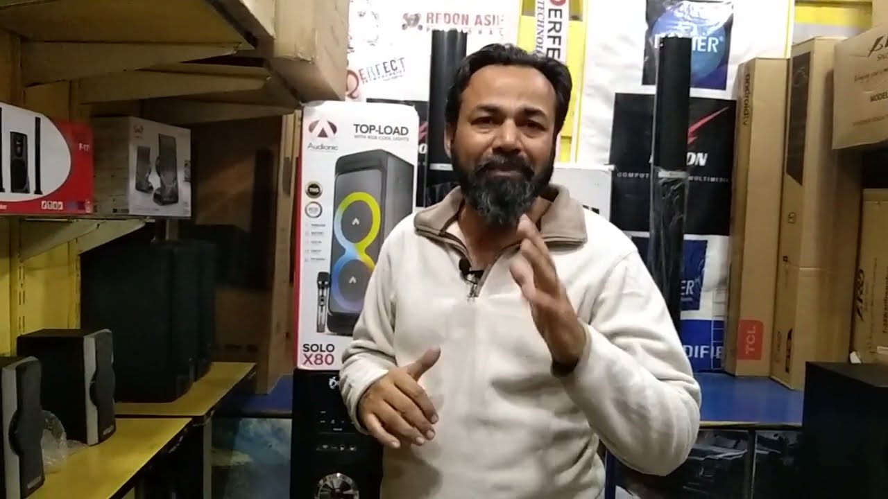 Audionic Solo X80 || Portable Speaker Wireless Mic | Unboxing Review Sound Test (@redonwebtv7300 )
