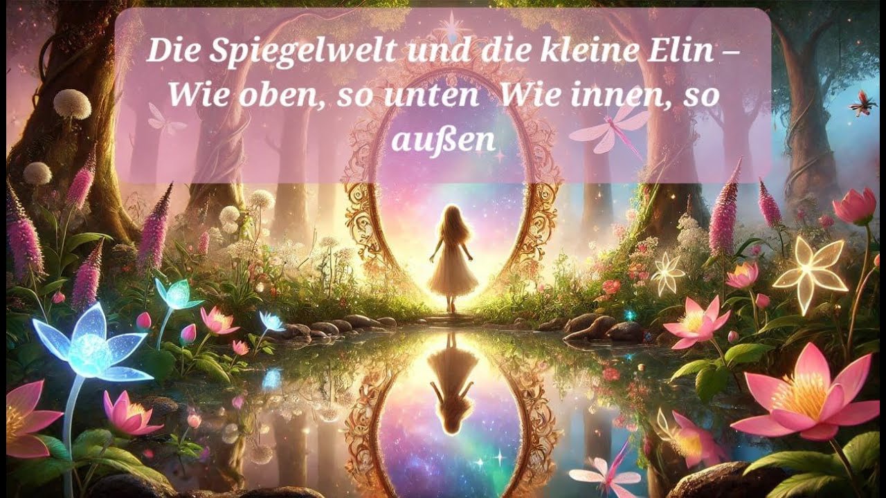Die Spiegelwelt und die kleine Elin &ndash; Wie oben, so unten  Wie innen, so au&szlig;en #weisheitsgeschichte