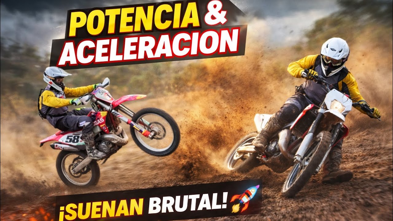 Dos motos 2T 🔥 Sonido BRUTAL y aceleración salvaje / 250cc y 125cc