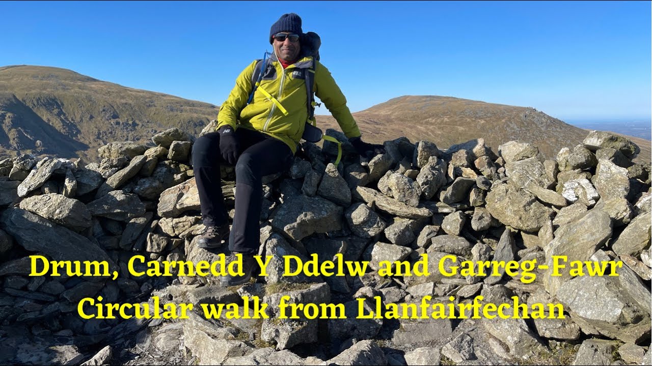 Drum, Carnedd y Ddelw and Garreg-Fawr Circular Walk from Llanfairfechan