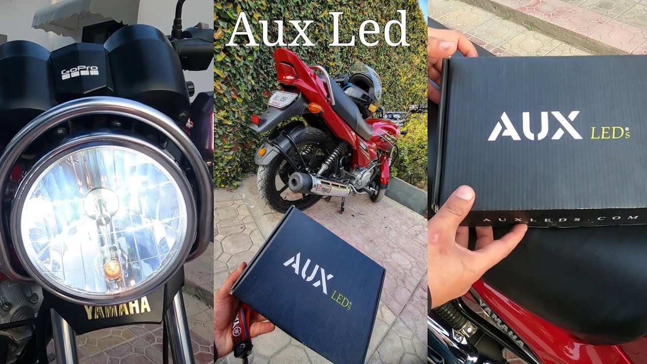 I ordered Pakistan Brightest Led AuxPro Series 55w For Yamaha yb125z dx