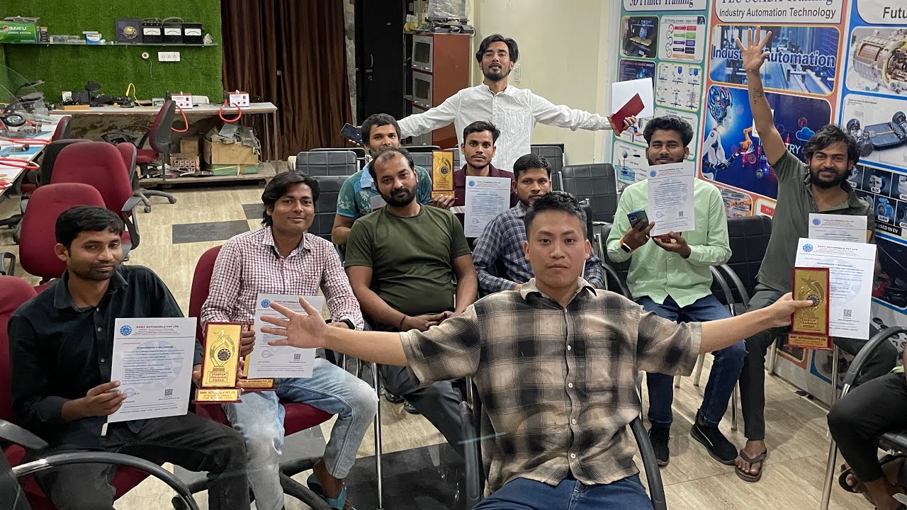 Car Mechanic Training 3 Batches Complete // 21 March 24 // Happy Students Certificate Distribution