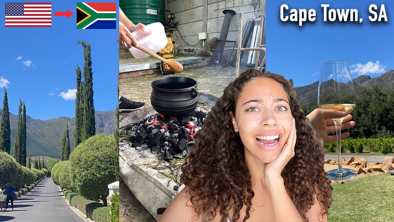 AMERICAN IN SOUTH AFRICA VLOG: what life is REALLY like here (wine tasting, lamb potjie, Sea Point)