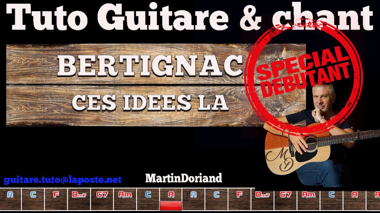 Ces idée là Guitare Tuto  Bertignac simplifié