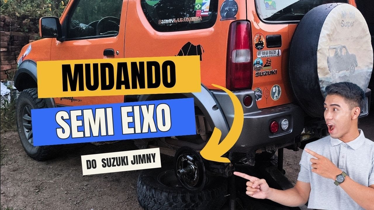 Instalação do Kit flutuante traseiro do Suzuki Jimny