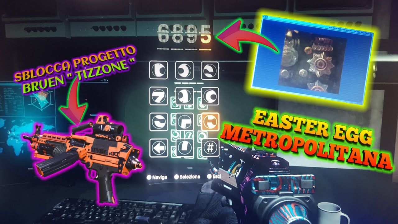 EASTER EGG METROPOLITANA * SBLOCCA PROGETTO BRUEN  TIZZONE - JUGGERNAUT - UAV AVANZATO * warzone ita
