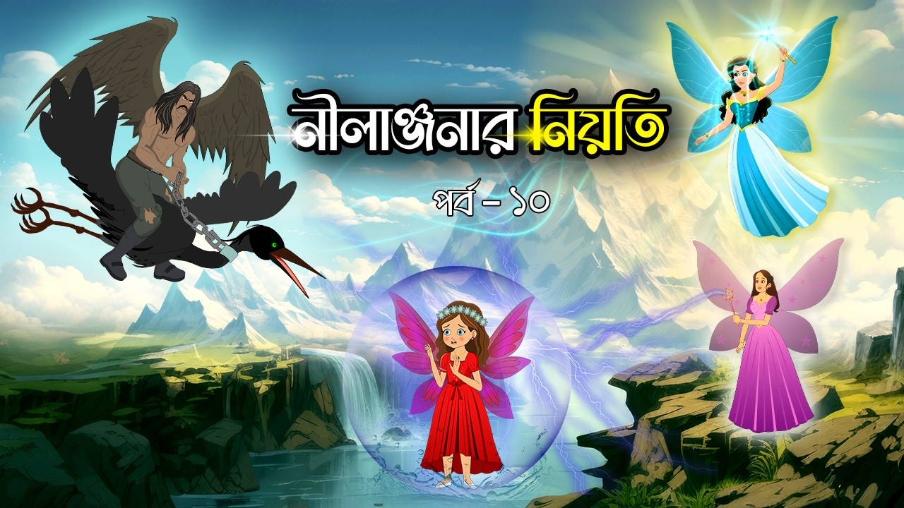 নীলাঞ্জনার নিয়তি - পর্ব  ১০ | Rupkothar Golpo | Bengali Fairy Tales | Bangla Cartoon