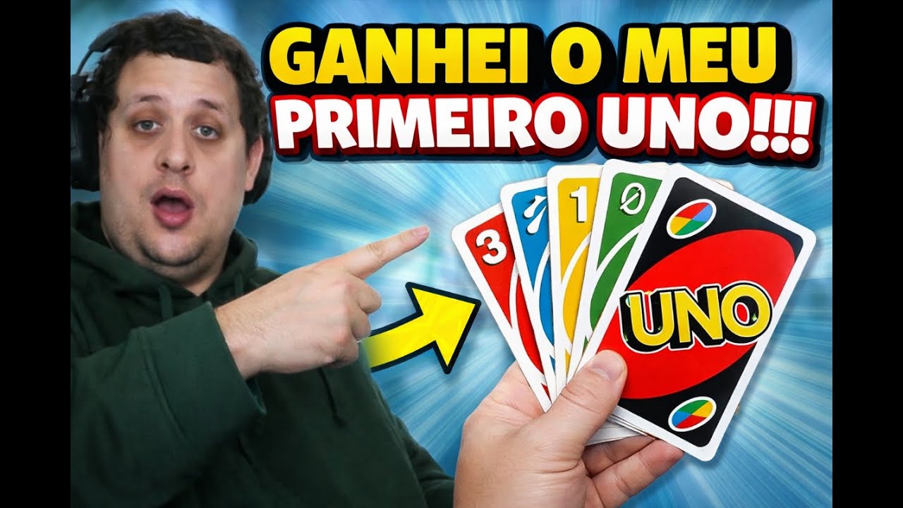 GANHEI O MEU PRIMEIRO UNO!!!