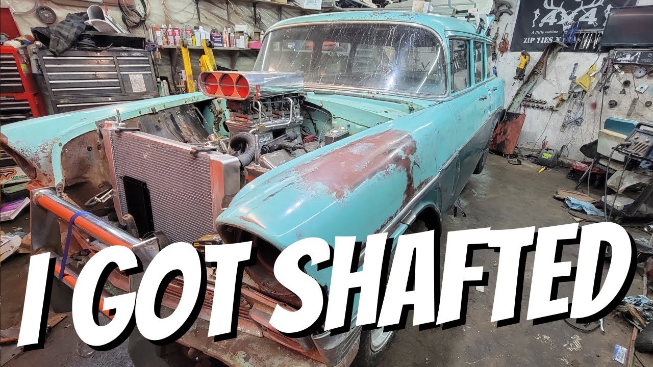 I Got Shafted On My 1956 Chevy Long Roof Gasser!
