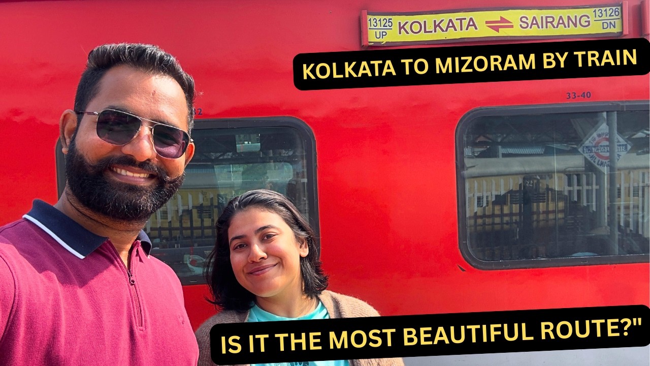 KOLKATA TO MIZORAM BY TRAIN 🚂| 13125 SAIRANG EXPRESS | KOLKATA TO SAIRANG TRAIN JOURNEY,MIZORAM TOUR
