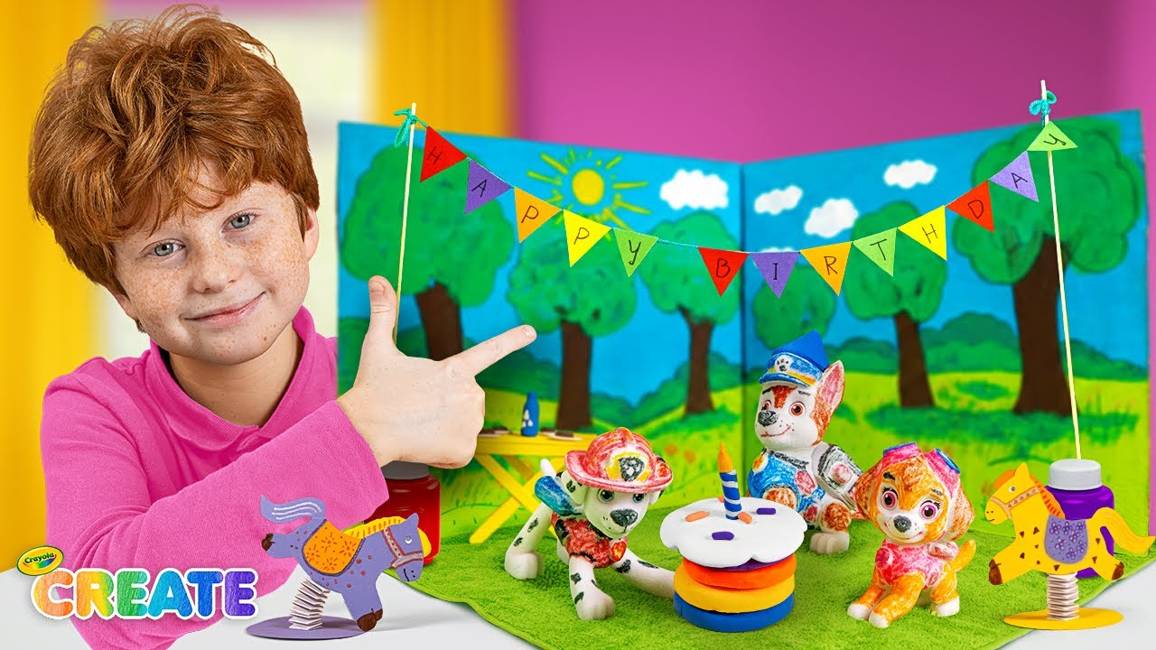 Paw Patrol Scribble Scrubbies Throw a Birthday Party! 🎂🐾