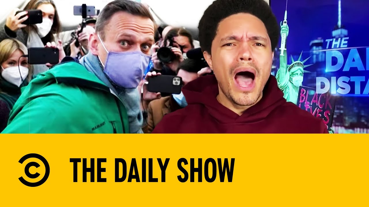 Protests Erupt Across Russia In Support Of Putin Rival Navalny | The Daily Show With Trevor Noah