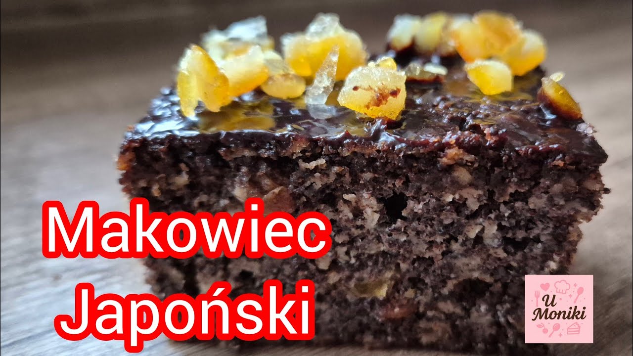 Makowiec japoński – wilgotny i delikatny | idealny na Wielkanoc i Boże Narodzenie