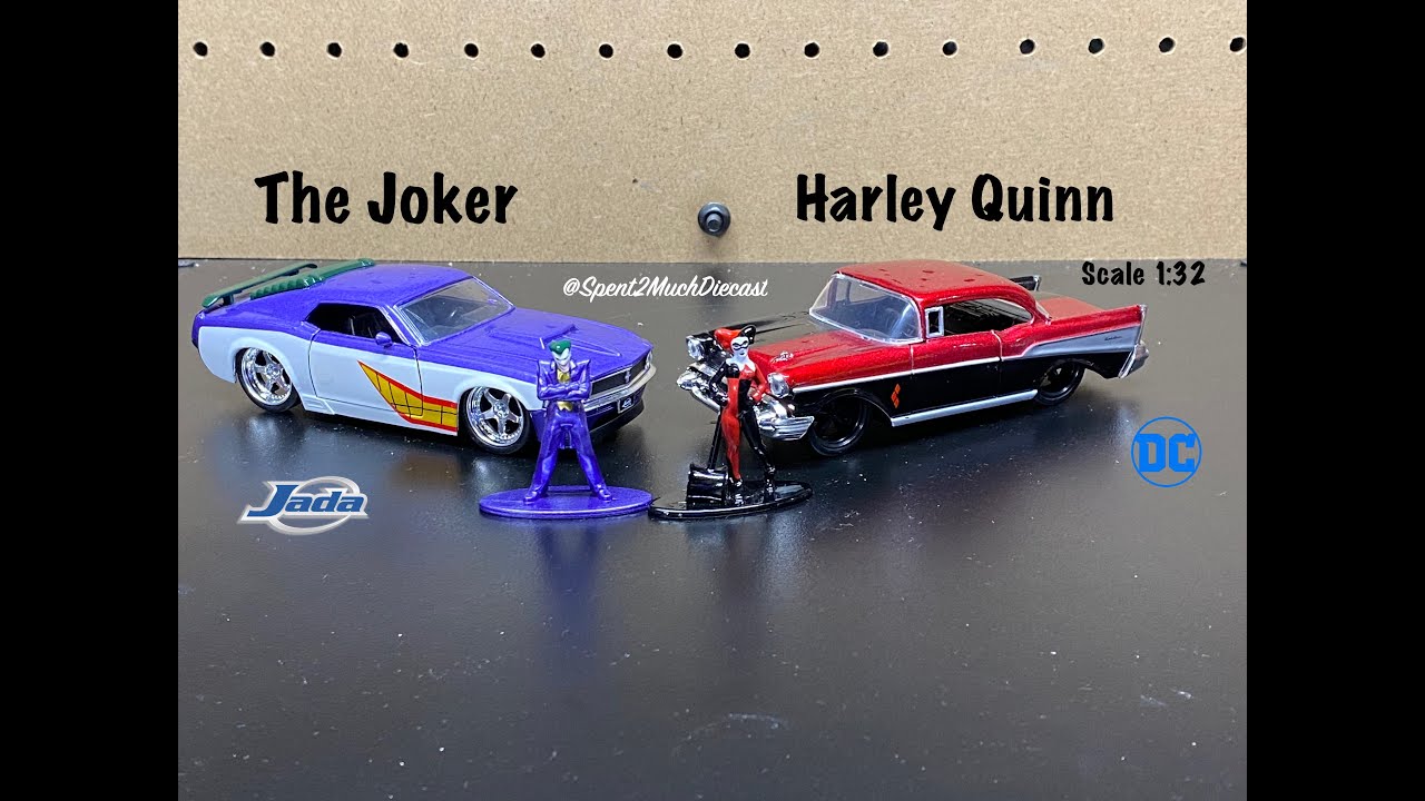 Joker & Harley Quinn by Jada | Hollywood Rides | DC Comic | MetalFigs | Scale 1:32