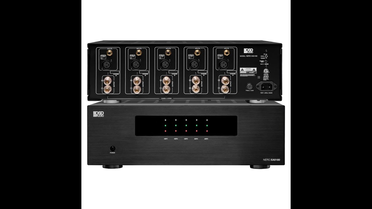 OSD Audio Nero 5ch Amplifier XA5180 | Home Theater Upgrade | Unboxing |