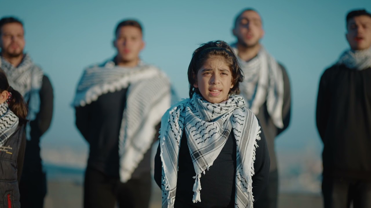 جوقة واوركسترا معهد ادوارد سعيد الوطني للموسيقى/ غزة  - السلام الوطني الفلسطيني