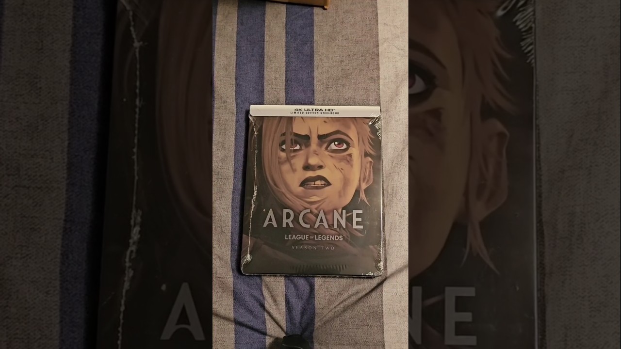 Arcane Season Two 4K Ultra HD Limited Edition Steel Box Unboxing! #ultrahd #arcane #jinx #ekko #4k