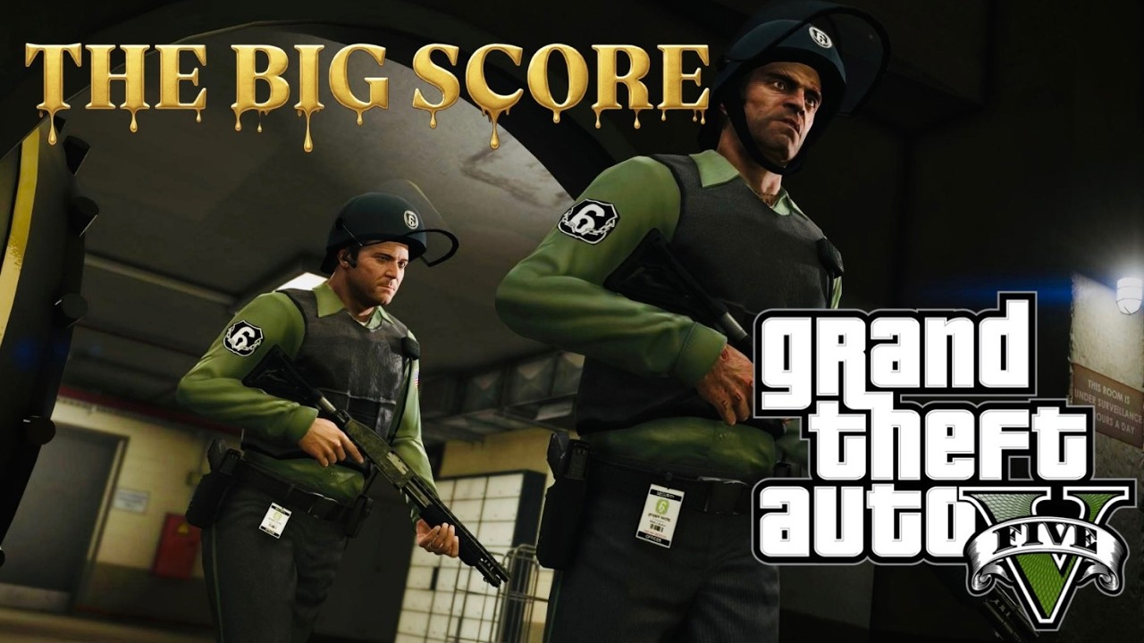 GRAND THEFT AUTO V [PC] - THE BIG SCORE [subtle approach]