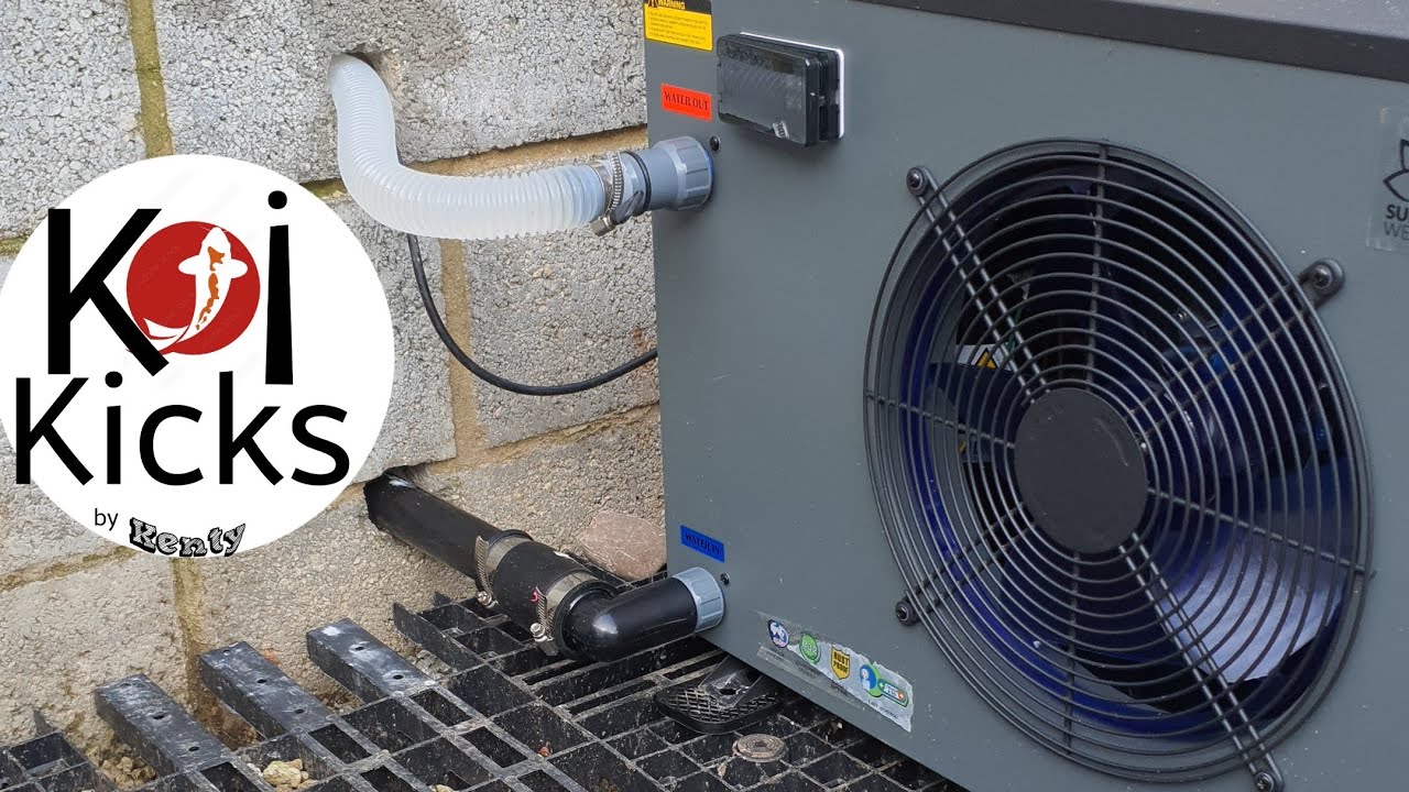 Mini Air Source Heat Pump for the Indoor 5K Koi Pool