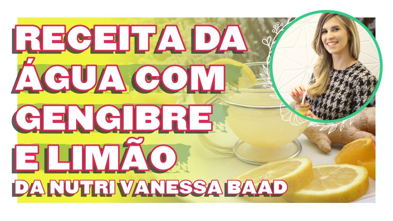 Como Faço Minha Água com Gengibre e Limão