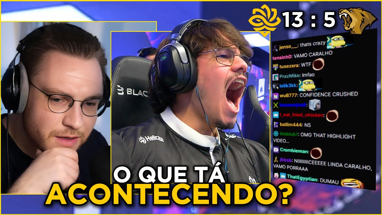 OHNEPIXEL e CHAT GRINGO REAGINDO ao AMASSO da LEGACY CONTRA a LYNN VISION (LEGENDADO)