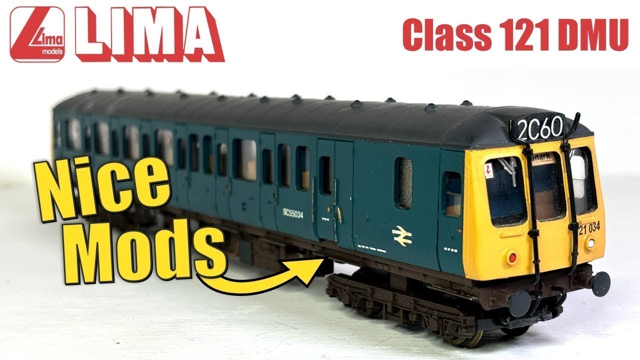 NICE MODIFICATIONS Vintage Lima Class 121 DMU Model Railway Review | OO Scale