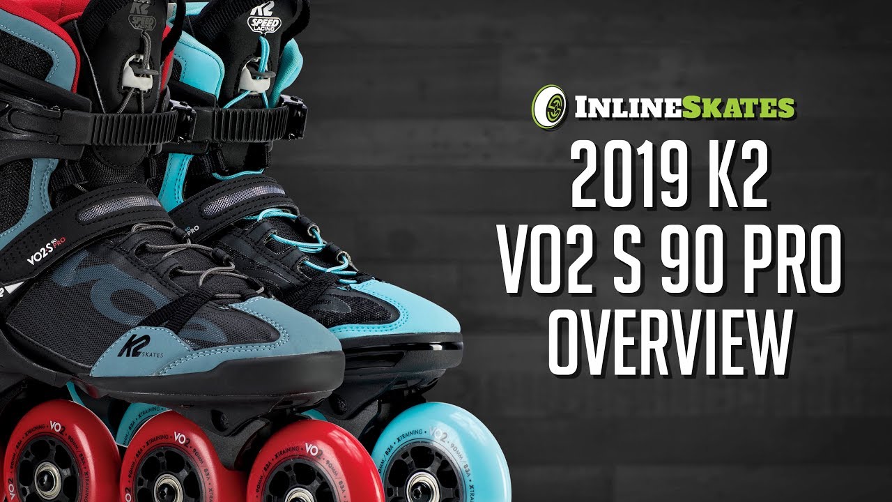 2019 K2 VO2 S 90 Pro Men's and Women's Inline Skate Overview by InlineSkatesDotCom