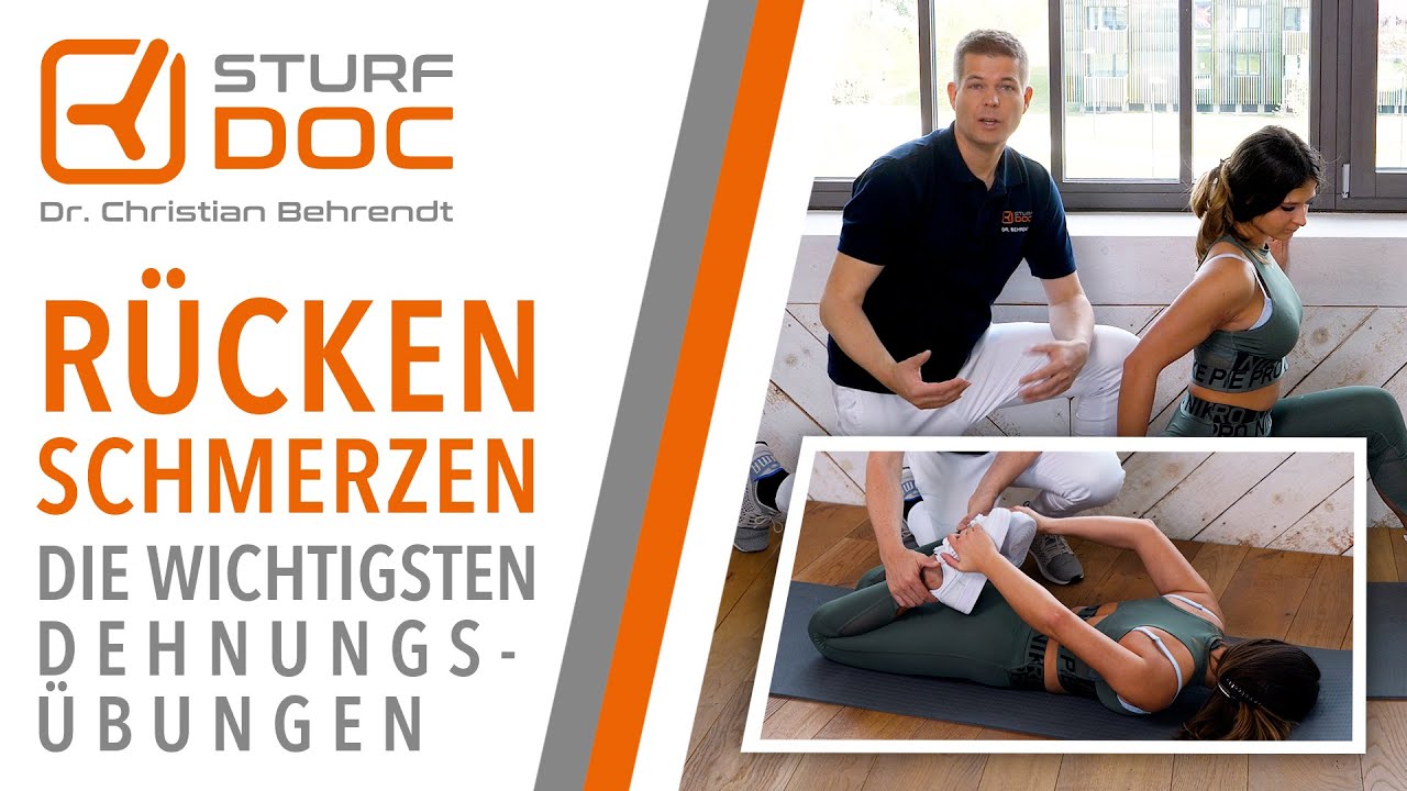Rückenschmerzen  - Die wichtigsten Dehnungsübungen