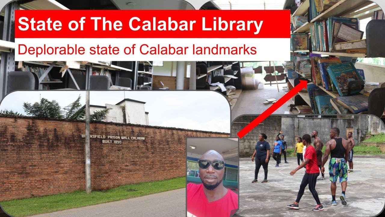 Deplorable state of the Calabar State Library │Touring landmarks in the State
