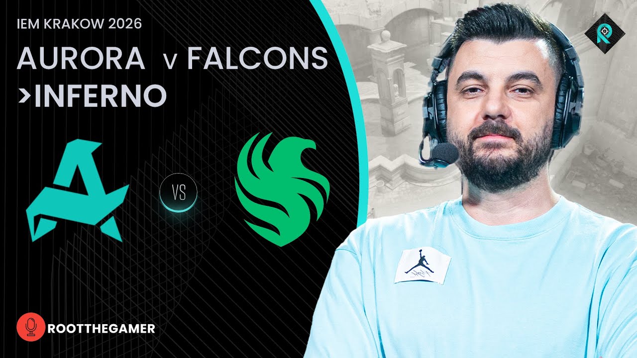 AURORA 🆚 FALCONS | 3. HARİTA INFERNO | Bo3 | IEM KRAKOW 2026 GRUP MAÇI