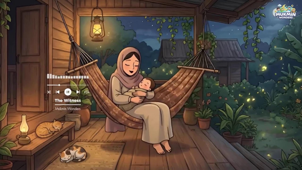 🔴 [LIVE] Islamic Bedtime Lullaby Relaxing Sleep 🌙 | Mukmin Wonders