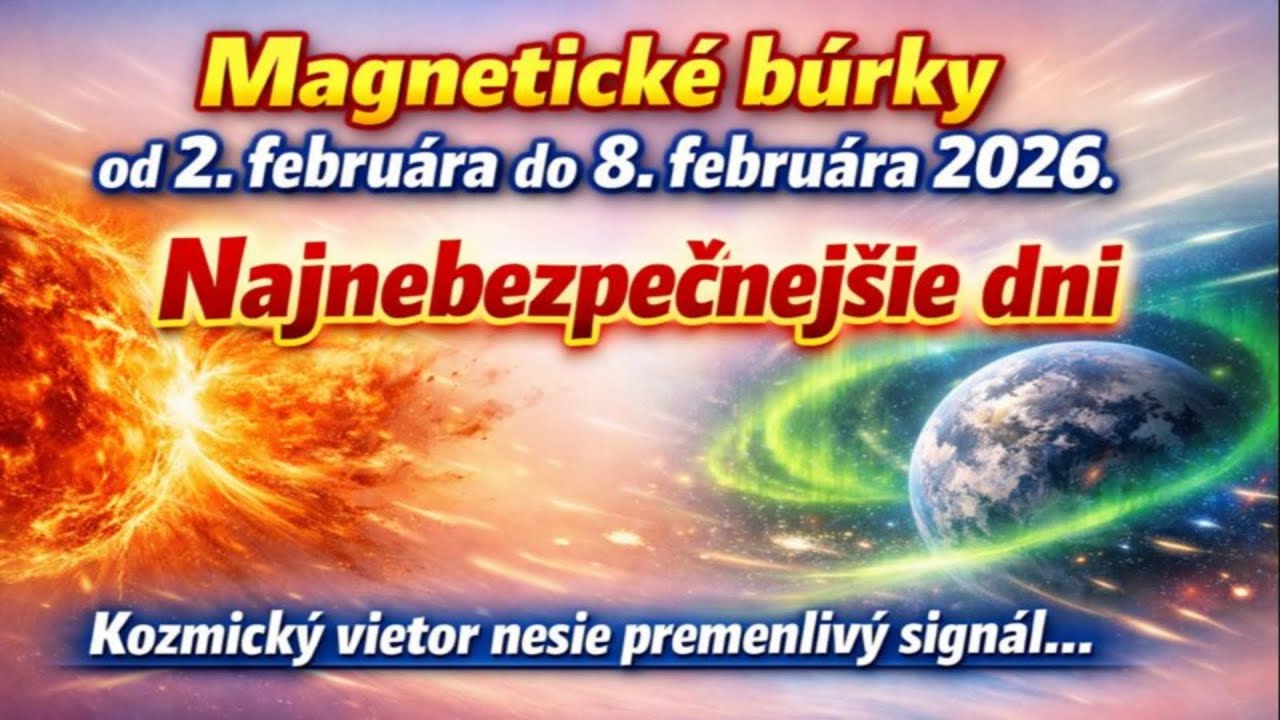 Magnetické búrky od 2. februára do 8. februára 2026. Najnebezpečnejšie dni.