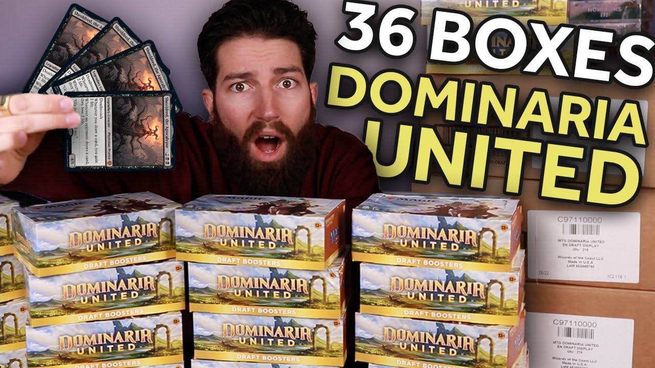 I Opened 36 Boxes of Dominaria United… Sheoldred or Bust?