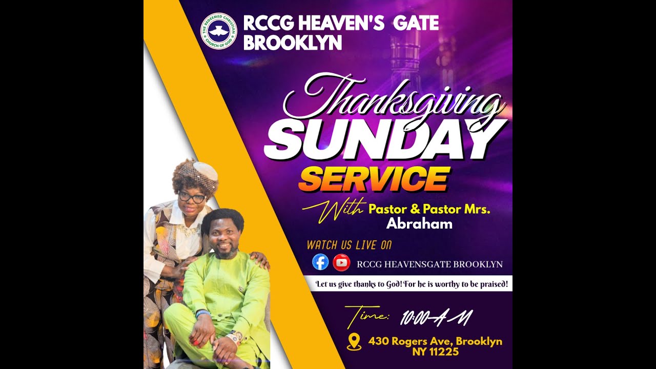 Thanksgiving Sunday Service || RCCG HEAVEN'S GATE BROOKLYN (RCCG HGB) || 03/01/2026