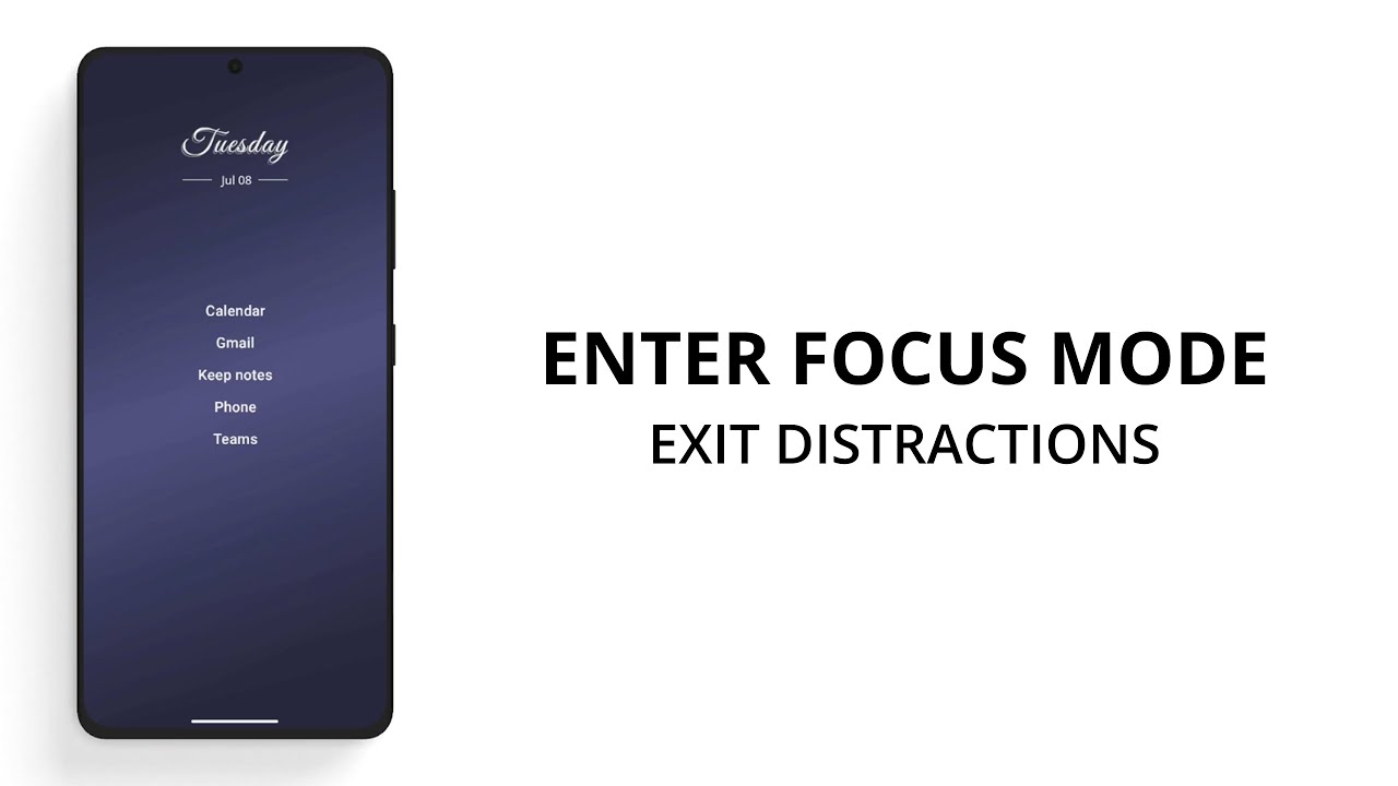 Focus Mode on Android &ndash; Distraction-Free Home Screen | Yin Yang Launcher