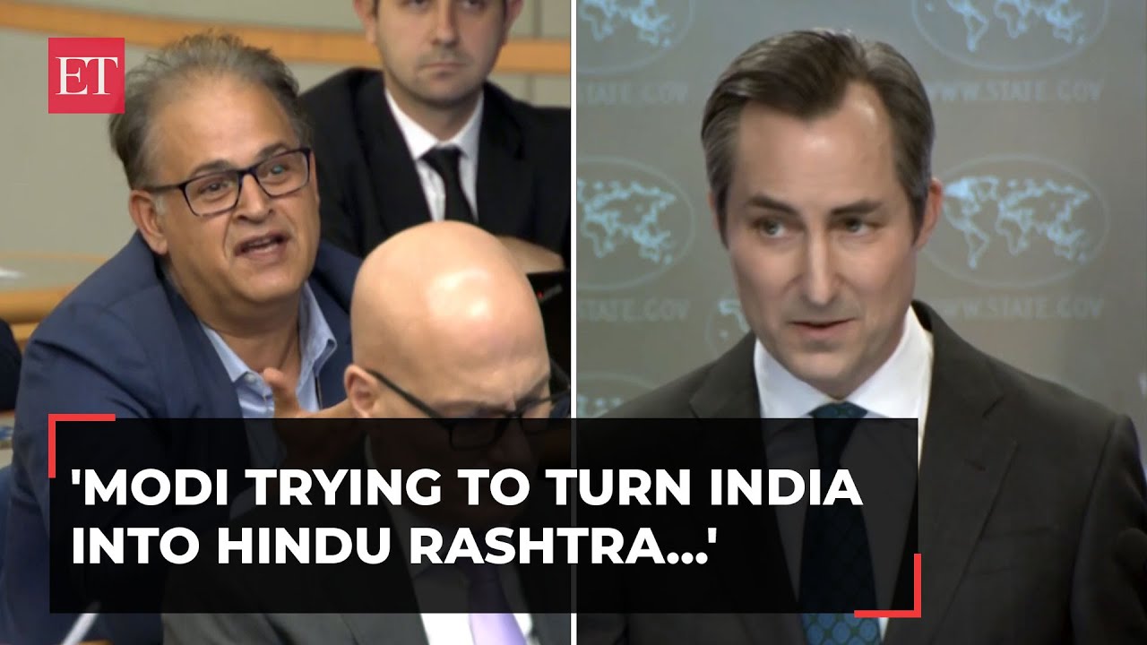 'Modi trying to turn India into Hindu Rashtra&hellip;': Pak Journo at USA briefing; Miller responds