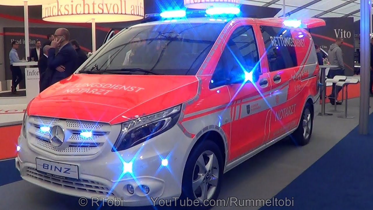 Bergisch Gladbach Fire Department Emergency Doctor Car -Mercedes V-class/ Binz - Rettmobil 2019 expo
