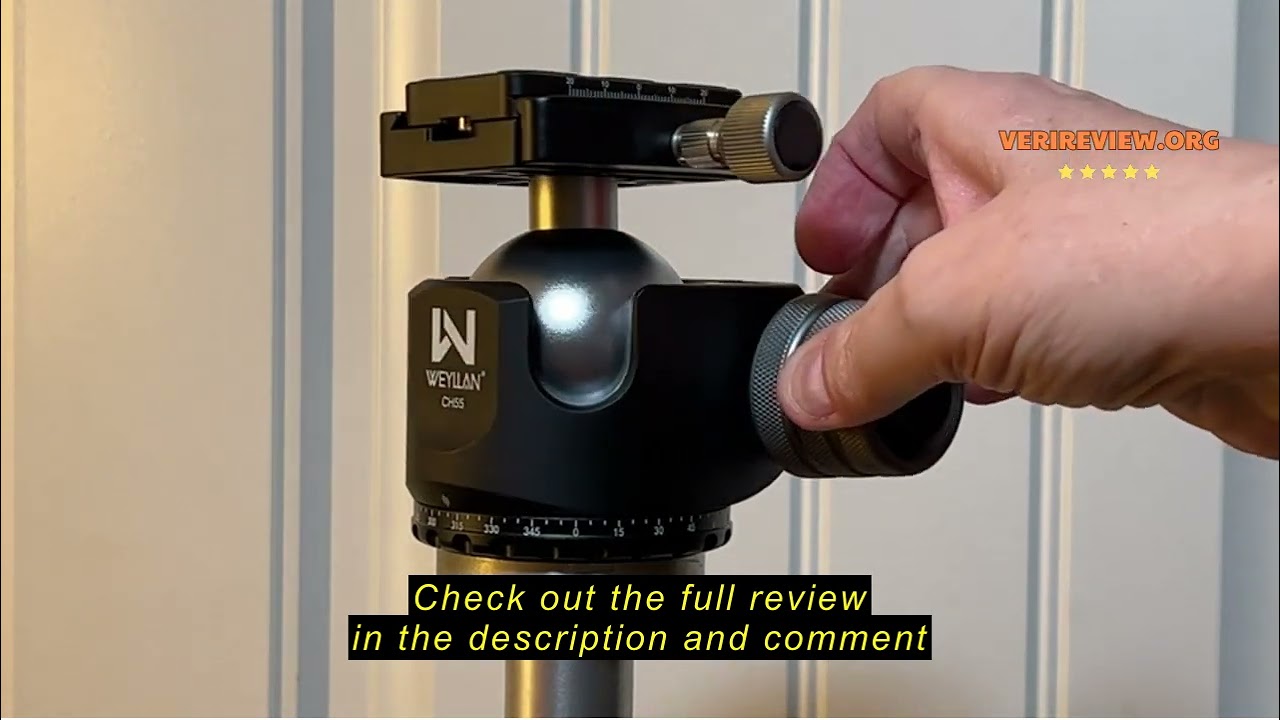 Review Low Profile Ball Head 55mm Tripod Ball Head Panoramic Tripod Head, CNC All Metal Tripod Camer