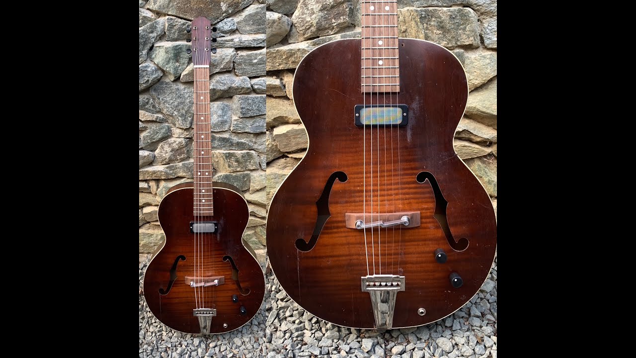 1940 Harmony Supertone Archtop Guitar
