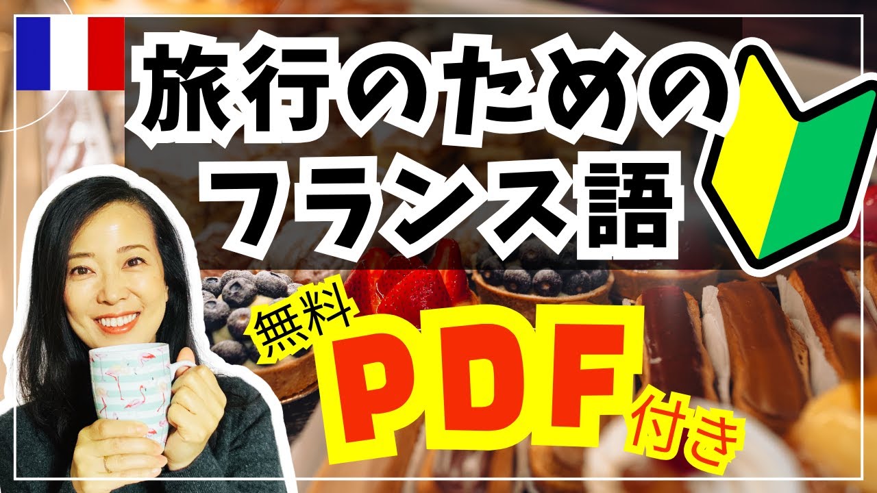 🇫🇷カタカナ表記PDFあり‼ ネイティブ発音 / かんたん便利なフランス語20個 / 後半は昔の私が言いたかったフレーズ集（ホテル/カフェetc.)  #パリ #フランス旅行会話 #フランス語