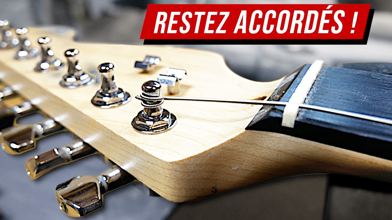 STOP aux Problèmes d'accordage : BIEN monter vos Cordes de Guitare en 2 étapes SIMPLES