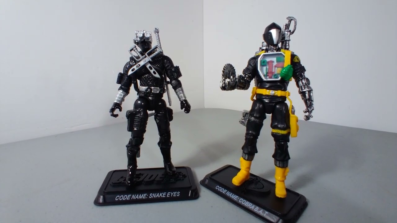 ACTION FIGURE OBSESSION! One Year Anniversary Special with Li'l Snake Eyes and BAT from GI Joe ARAH!