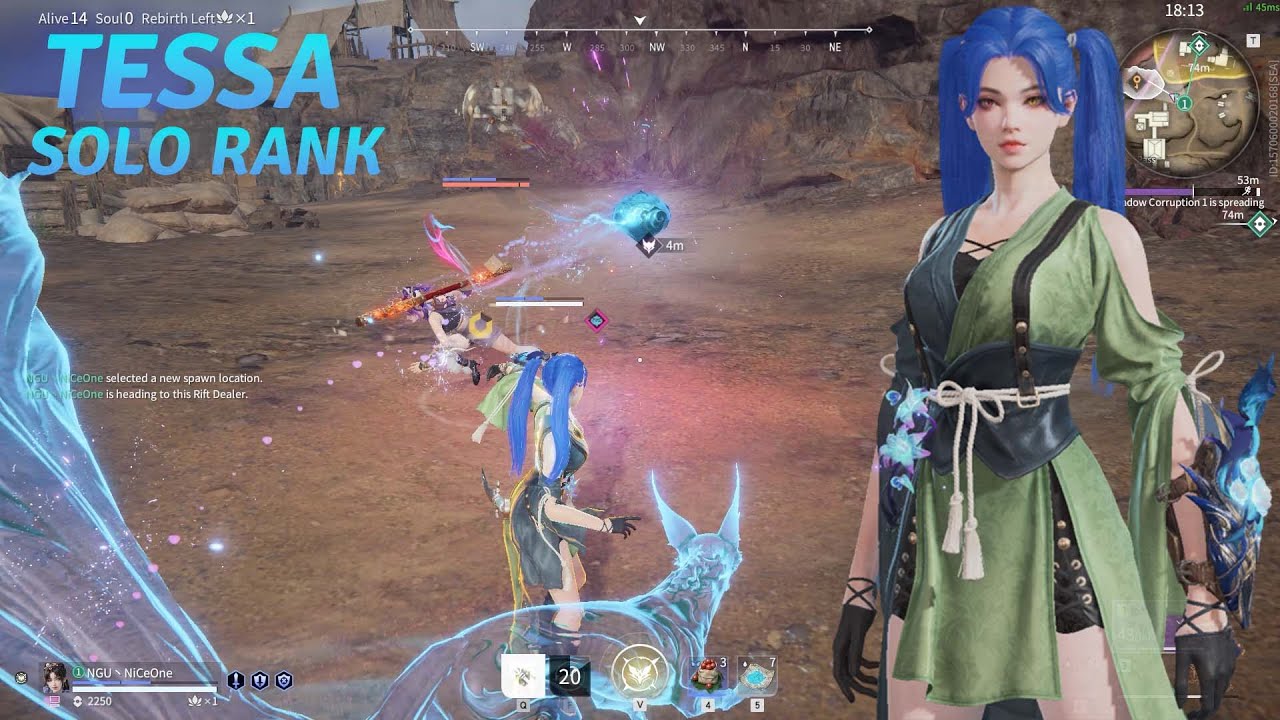 Tessa Solo Rank Naraka Gameplays Ep.245 #narakabladepoint #niceonegaming