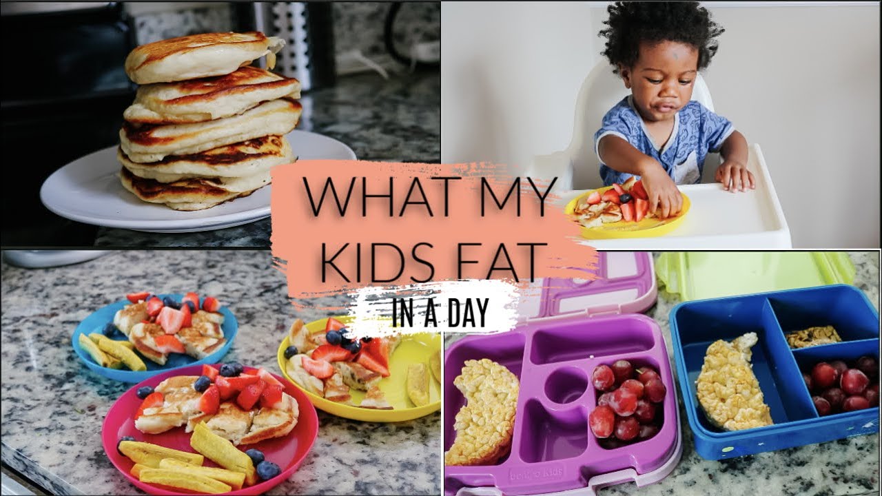What My 3 Kids Eat In A Day! BABY & KIDS MEAL IDEAS