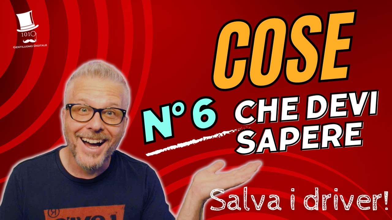 Come fare il BACKUP DRIVER PC in modo semplice e veloce: ripristina e proteggi il tuo sistema!