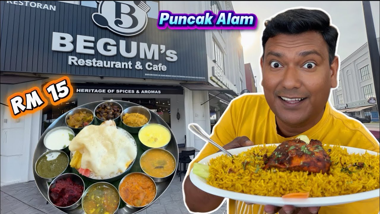 Rm 14 Mini Tiffin | Best Indian Restoran Begums Puncak Alam | Asraf Vlog 