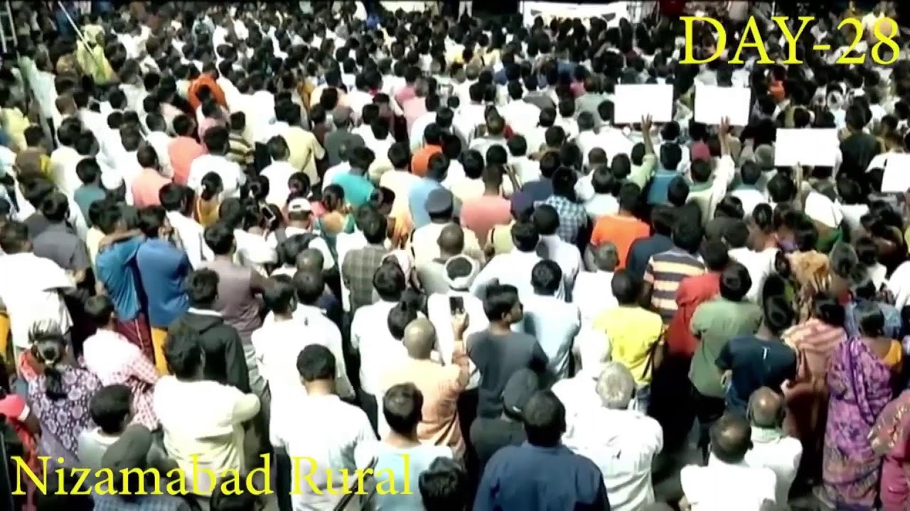 Live : TPCC Revanth Reddy speech Nizamabad rural || Day - 28 || Yatra For Change